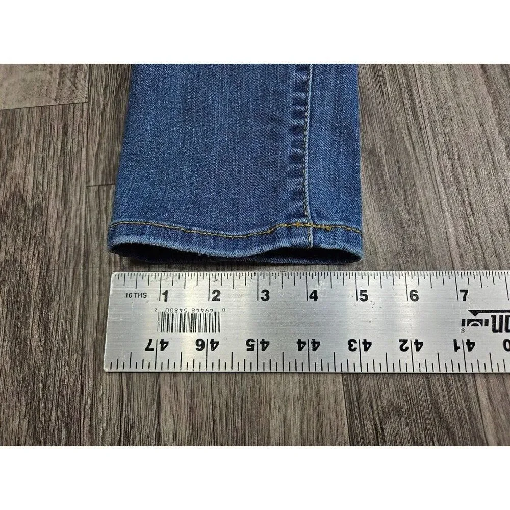 Universal Thread Womens Size 4 / 27 High Rise Skinny Distressed Denim Blue Jeans